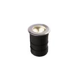 Nowodvorski oczko chodnikowe LED Picco L 1W 130lm 3000K srebrne O7,5cm 9104