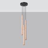 Sollux Lampa wisząca PASTELO 3P drewno SL.1268