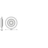 Oprawa SMART+ WIFI ORBIS RUMOR 500 RD RGB TW WT