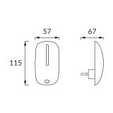 MYS LED 0,5W 02870 IDEUS