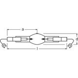 Lampa wyładowcza HQI TS 2000W D/S K12S