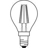 Lampa LED Vintage 1906 CL P Filament szkło przezroczyste GOLD 35 non-dim 4W 825 E14