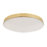 Lampa plafon sufitowy MAYA Led złoty 15W 33 cm biały klosz okrągły MILAGRO ML7790 Milagro