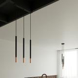 Lampa wisząca MOZAICA 3P czarny/miedź