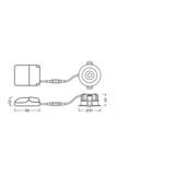 Oprawa SP FP FIX P 8W 927 PS DIM IP65 WT