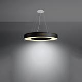 Sollux Żyrandol SATURNO SLIM 70 czarny SL.0754