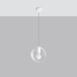 Sollux Lampa wisząca TITRAN 1 biała SL.1137