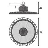 Oprawa HIGH BAY P 190W 865 70DEG IP65
