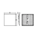Panel LED Ledinaire RC065B G5 UGR19 28W 3400lm IP20/40 4000K barwa neutralna ściemnialna 34S/ 840 PS 9,11402E+11 PHILIPS