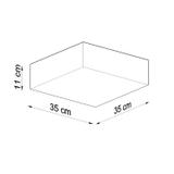 Plafon HORUS 35 czarny