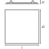 Ramka do montażu w zabudowie PANEL 625 RECESSED MOUNT FRAME