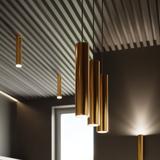 Sollux Lampa Wisząca LAGOS 1 złoty połysk SL.1200