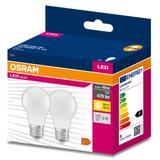 Żarówka LED x2 A55 E27 4.9W = 40W 470lm 3000K Ciepła 200° VALUE CLASSIC Osram