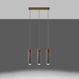 Sollux Lampa wisząca ZANE 3 szara SL.0967