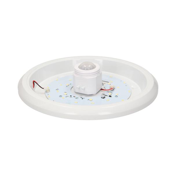 Plafon ZONDA LED EMERGENCY z czujnikiem ruchu, 24 SMD5730, 12/1,2W, 800/80lm, 4000K, IP20, poliwęgla OR-PL-391WLPMR4 ORNO