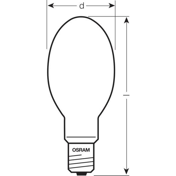 Wysokoprężna lampa sodowa NAV-E 100 SUPER 4Y