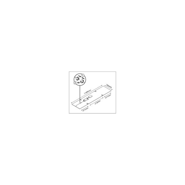 Oprawa PANEL COMFORT 1200 P 33W 830 U19 DALIVR