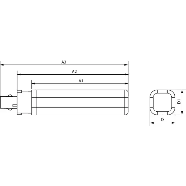 Świetlówka LED 6,9W=18W 770lm 4000K barwa neutralna LED 6,9W 840 2P G24d-2 3 lata gw. 9,29004E+11 PHILIPS