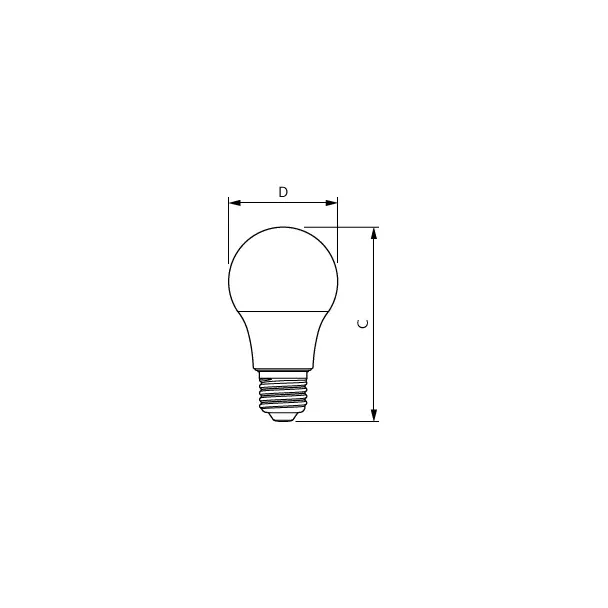 Żarówka LED PILA 4,9W=40W 470lm 2700K barwa ciepła LED 40W A60 E27 WW FR 1CT/6 Plastik matowy 9,29004E+11 PHILIPS