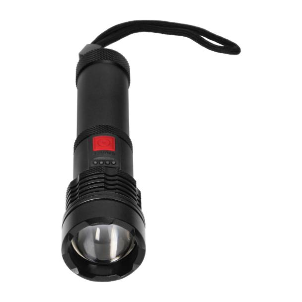 Latarka LED COB 12W z zoomem i akumulatorem 2200 mAh LT-12 ORNO