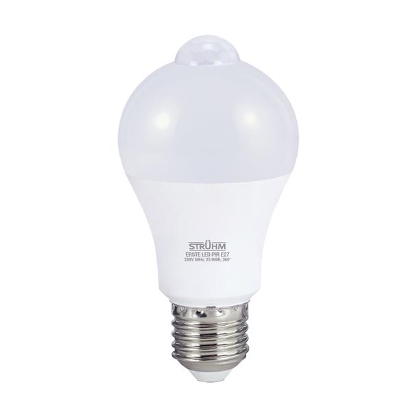 Żarówka LED E27 z czujnikiem ruchu neutralna 7W 810lm ERSTE 04767 IDEUS