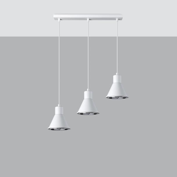 Sollux Lampa wisząca TAZILA 3 biała [ES111] SL.0988