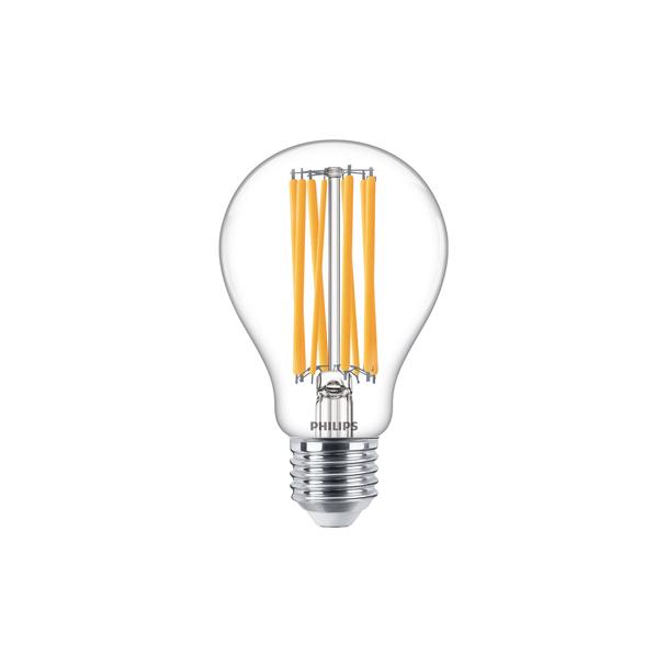 Żarówka LED klasa A 17W=150W 2452lm 2700K barwa ciepła kulka 17-150W E27 A67 827 Szkło przezroczyste 9,29002E+11 PHILIPS