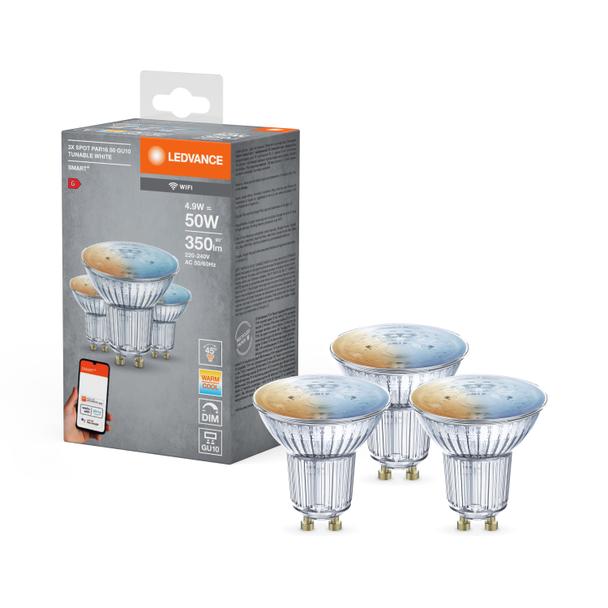 Lampa LED SMART+ WiFi PAR16 50 TW GU10 FR 3pack