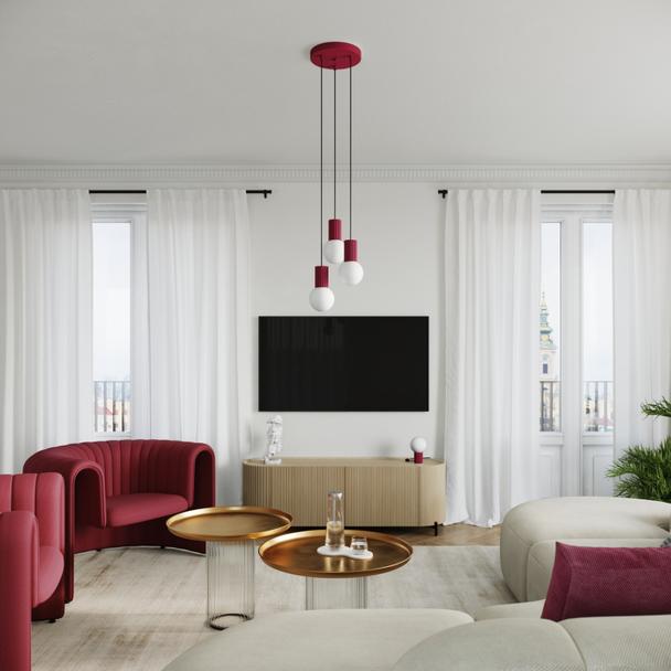 Lampa biurkowa HALO burgund