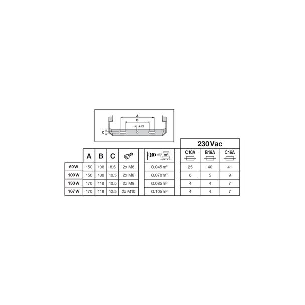 Projektor LED FLOOD PFM 100 P 69W/53W 10000lm/8000lm 4000K 840 PS SY100 czarny LEDVANCE