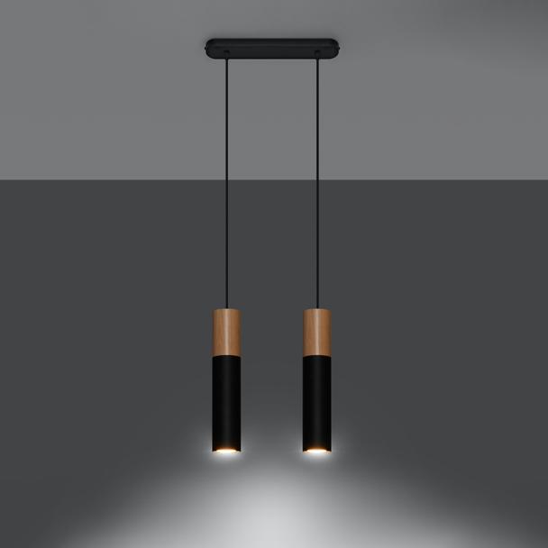 Lampa wisząca PABLO 2 czarna