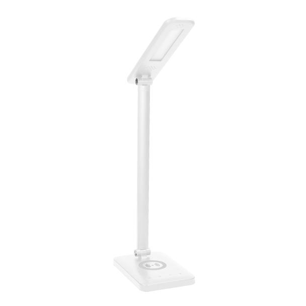Lampka biurkowa z ładowarką indukcyjną i usb ISIYO LED 7W zmiana barwy temp DL-5/W ORNO