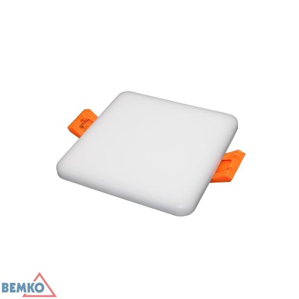 OPRAWA DOWNLIGHT LED WALED 10W 4000K 860LM IP66/IP20 PF>0.5 125x125x20MM KWADRAT BIAŁY C70-DLW-S125-100-4K-WH BEMKO