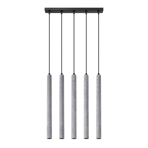 Sollux Lampa wisząca PASTELO 5L beton SL.1274
