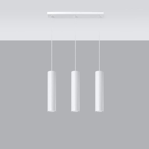 Lampa wisząca LAGOS 3L biały