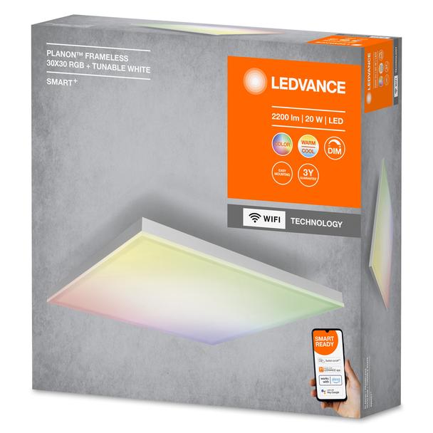 Oprawa SMART+ Planon Frameless Square WIFI TW + RGB 300x300
