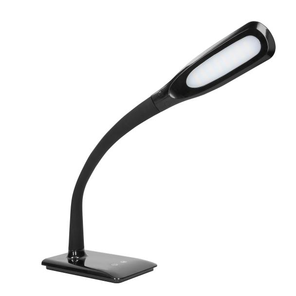 ERIE LED DIM 7W, lampka biurkowa, 400lm, czarna, funkcja ściemniania i zmiany barwy temperaturowej 3 DL-7/B ORNO