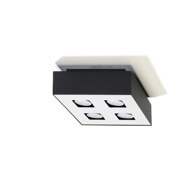 Sollux Plafon MONO 4 czarny SL.0073