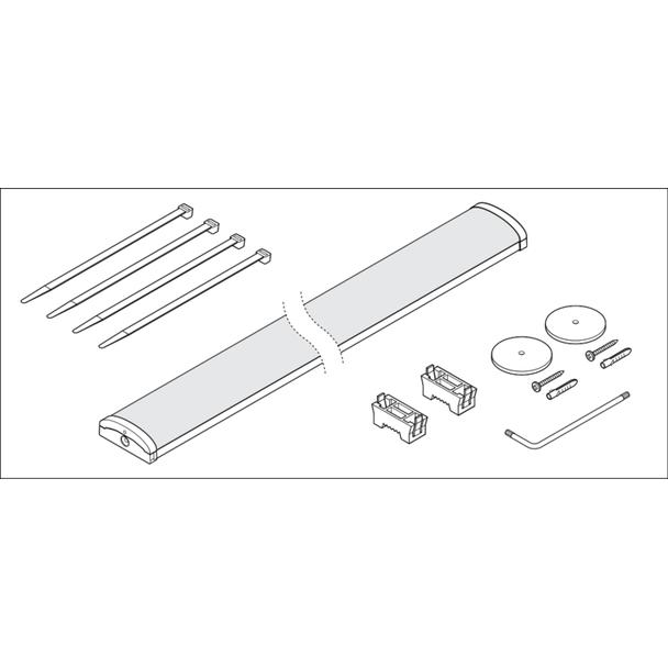 Oprawa liniowa LINEAR SURFACE 1500 P 45W 830 white IP44