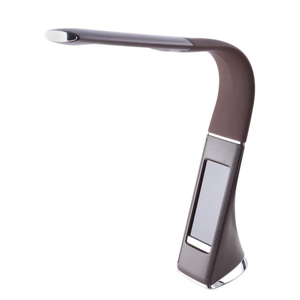lampka biurkowa LED Gala 6W 420lm 3000K brązowa ML139 Milagro