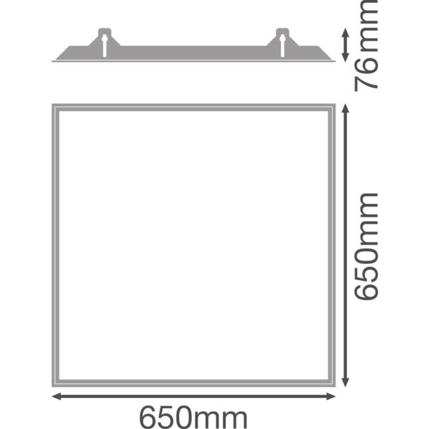 Ramka do montażu w zabudowie PANEL 625 RECESSED MOUNT FRAME