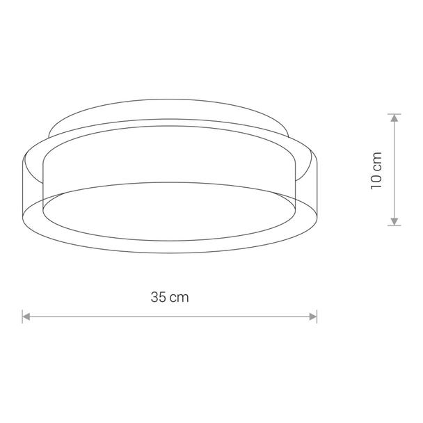 Plafon PAN LED M Nowodvorski
