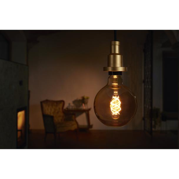 Lampa LED Vintage 1906 CL GLOBE125 Filament szkło przezroczyste GOLD 27 non-dim 5W 820 E27