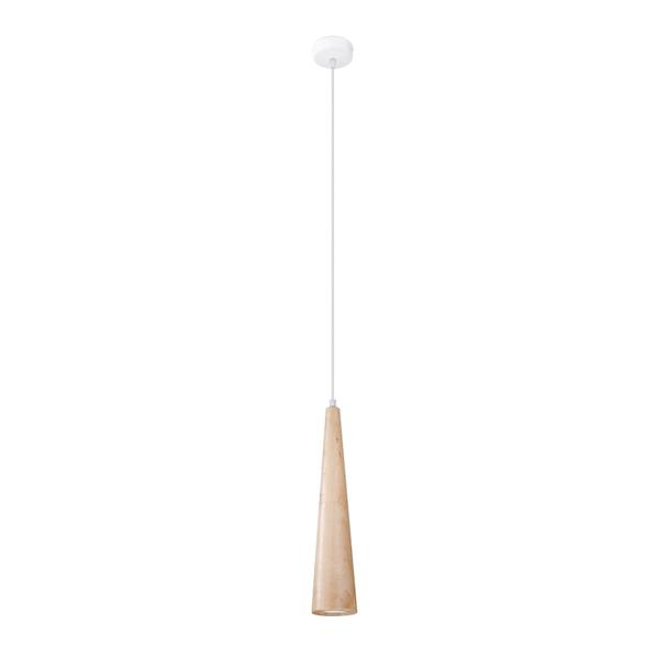 Sollux Lampa wisząca SULA 1 naturalne drewno SL.1100
