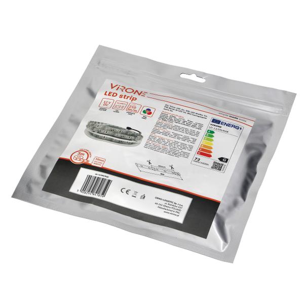 Taśma LED 12V 5050 60L/m 14,4W/m IP63 RGB 5m LD-13/5M/RGB ORNO