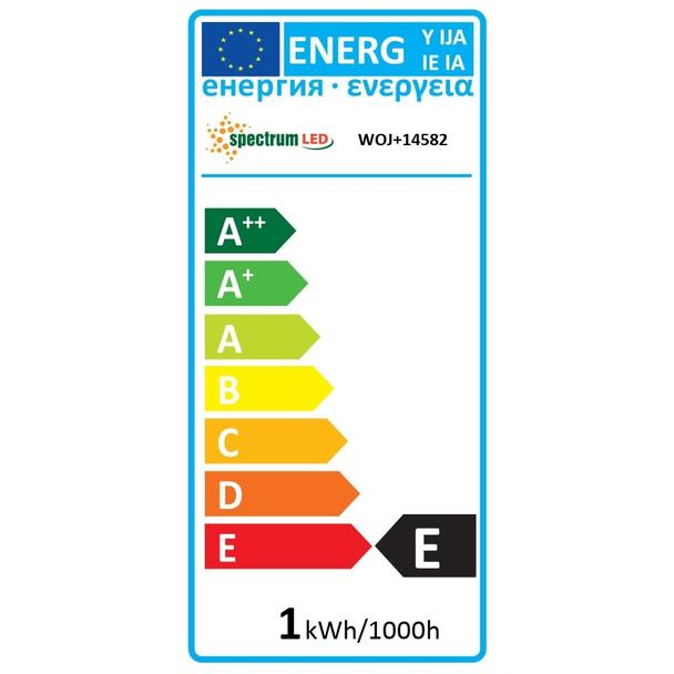 ŻARÓWKA LED KULKA E-27 230V 1W COG NW CLEAR SPECTRUM
