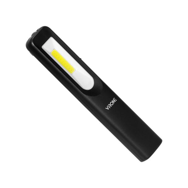 Latarka warsztatowa LED 3W 200lm + 3W 150lm, 1200mAh, 3 funkcje 100%, 50%, dioda frontowa, magnes, z WL-2 ORNO