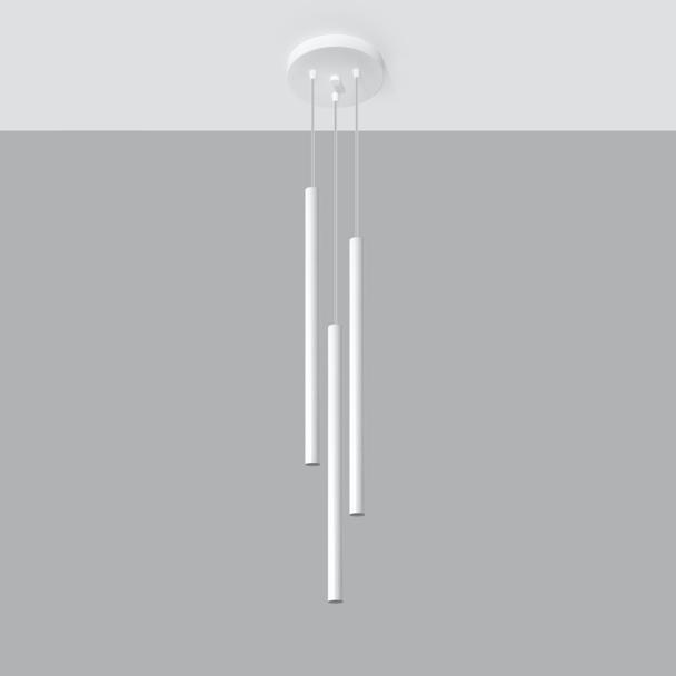 Sollux Lampa wisząca PASTELO 3P biała SL.0467