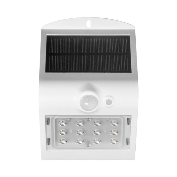 SILOE LED 1,5W, lampa solarna z czujnikiem ruchu 120st, 190lm, IP65, 4000K, 1200mAh, podwójne źródło AD-SL-6083WLR4 ORNO