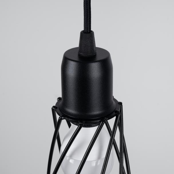 Sollux Lampa wisząca SUBA 1 czarna SL.1165